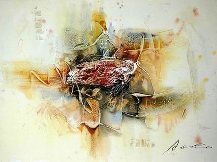 Abstract Color oil painting